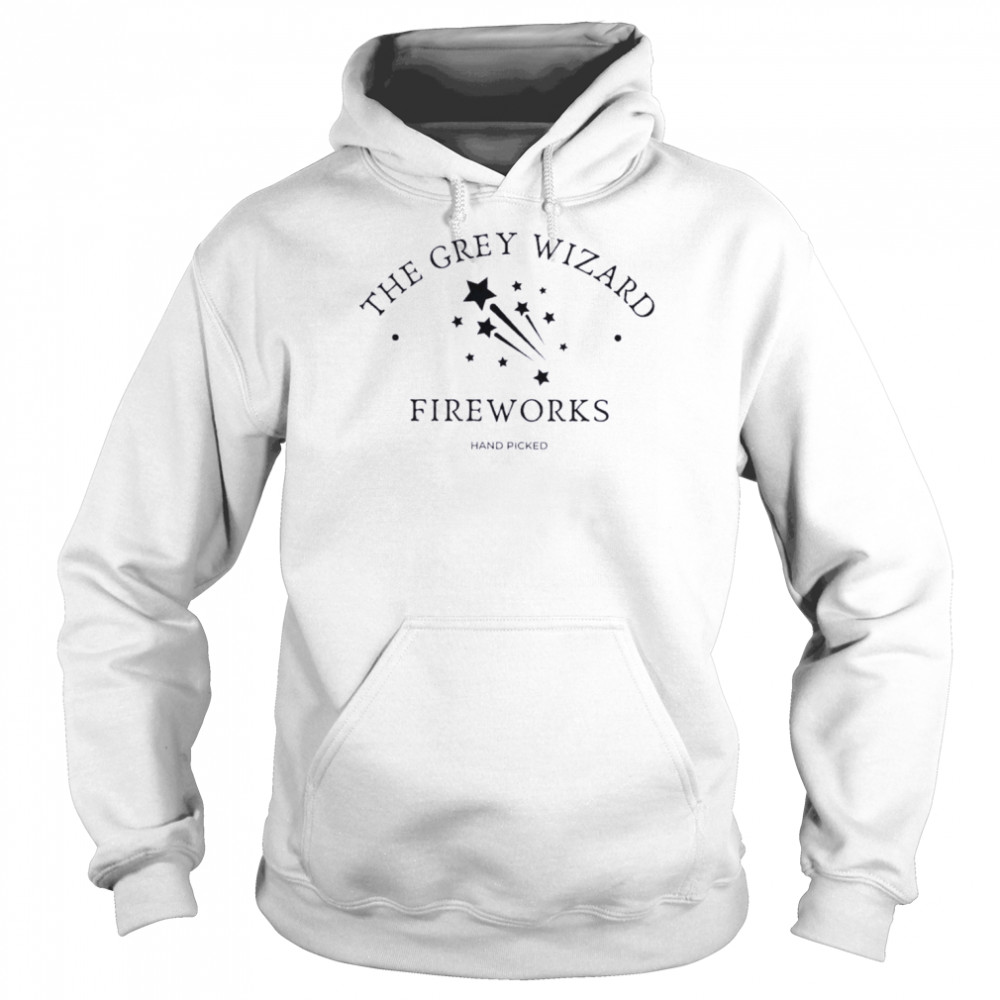 The Grey Wizard Fireworks T-Shirt Unisex Hoodie