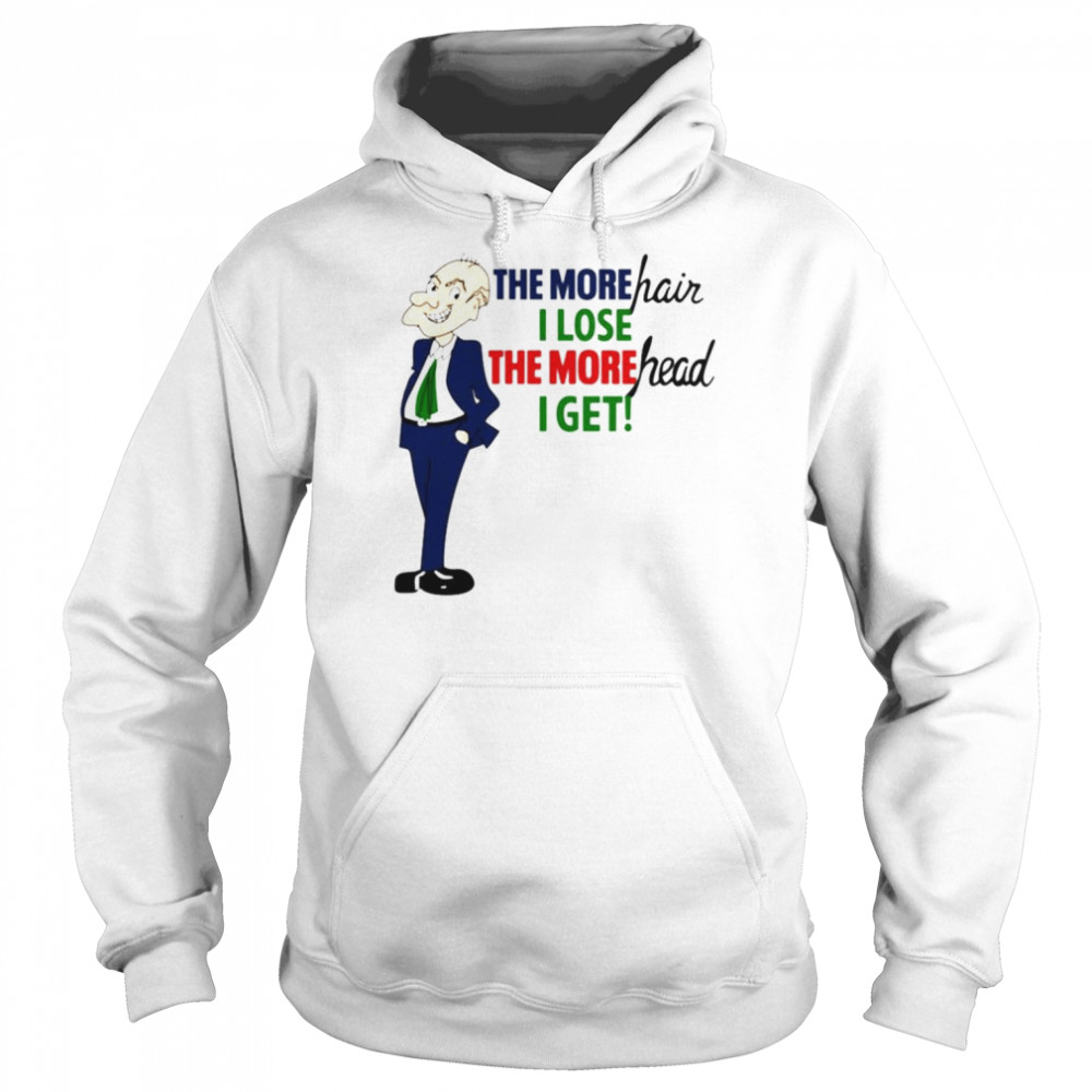 The More Hair I Lose The More Head I Get  Unisex Hoodie