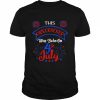 This Firecracker Was Born on 4th of July T-Shirt Classic Men's T-shirt