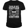 This Is My Human Costume Shark Lovers Marine Biologist Shirt Classic Men's T-shirt