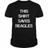 This  saves beagles  Classic Men's T-shirt