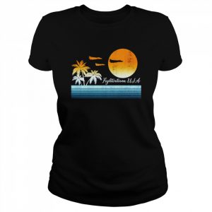 Top Gun Retro Landscape Fightertown USA  Classic Women's T-shirt