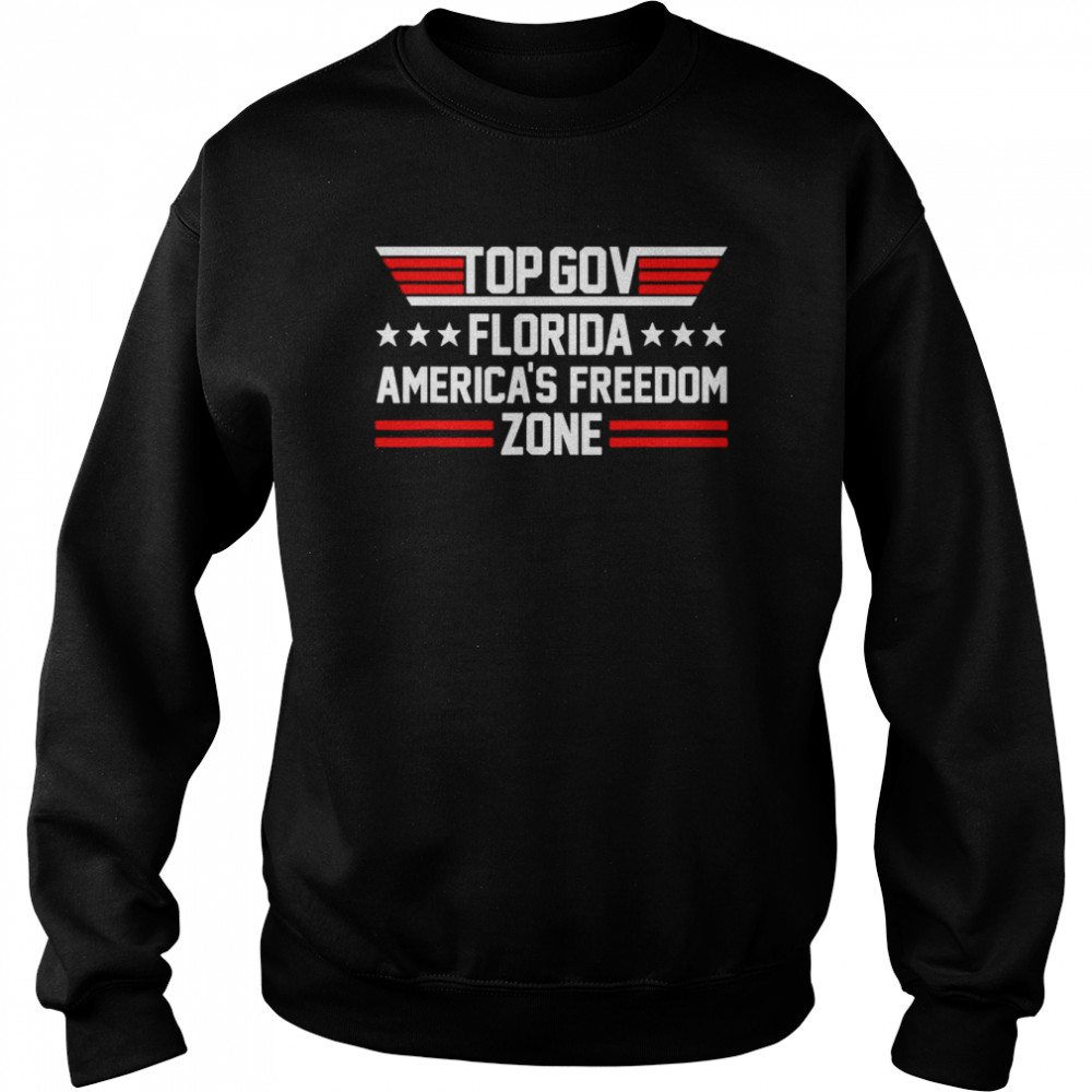 Top gov ron desantis top gov governor florida American flag  Unisex Sweatshirt