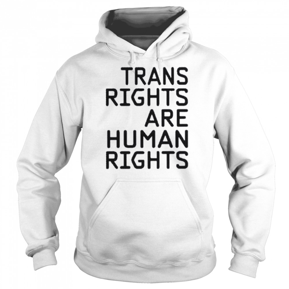 Trans Rights Are Human Right Zach Schiffman T-Shirt Unisex Hoodie