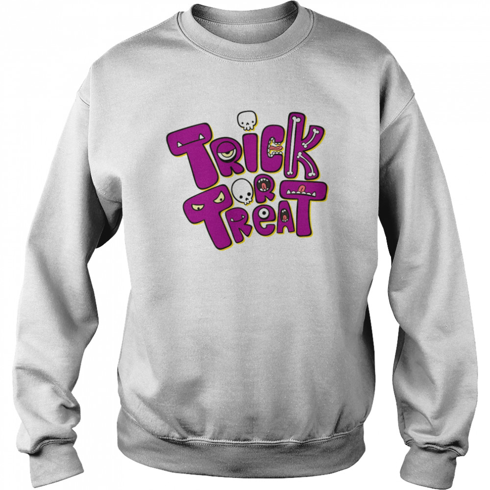 Trick Or Treat Funny Halloween  Unisex Sweatshirt