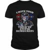 Trump American Flag Sunglasses I Hate TOSD stupid democrats Tee Shirt Classic Men's T-shirt