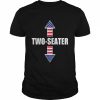 Two seater 4th of july day vintage American  Classic Men's T-shirt