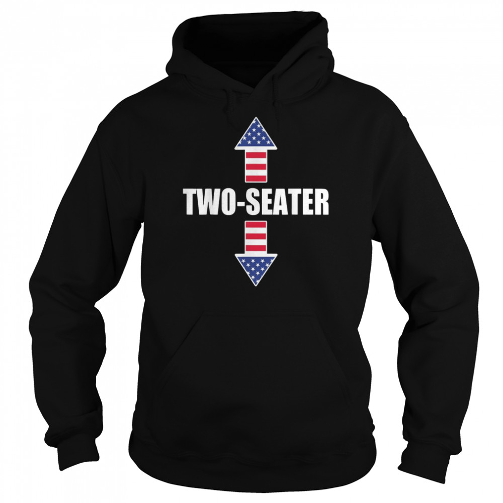 Two seater 4th of july day vintage American  Unisex Hoodie