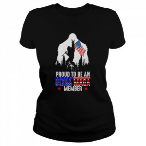 USA America Bigfoot Proud To Be An Ultra Maga Member Shirt Classic Women's T-shirt