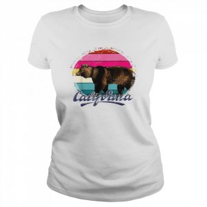 USA Californian Summer Bear Animal Cali Retro California Shirt Classic Women's T-shirt