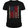 USA Flag- Father’s Day – Dad the Legend Husband Dad Grandpa Shirt Classic Men's T-shirt