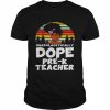 Unapologetically Dope Pre-K Teacher Vintage Shirt Classic Men's T-shirt