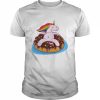 Unicorn I Loves Donuts Yommy Donuts  Classic Men's T-shirt