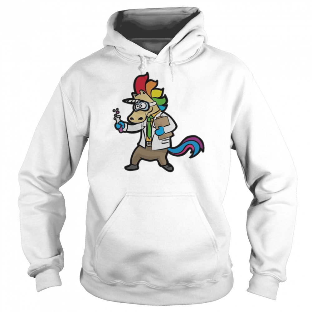 Unicorn Scientist Chemist Chemestry Pharmacist Shirt Unisex Hoodie