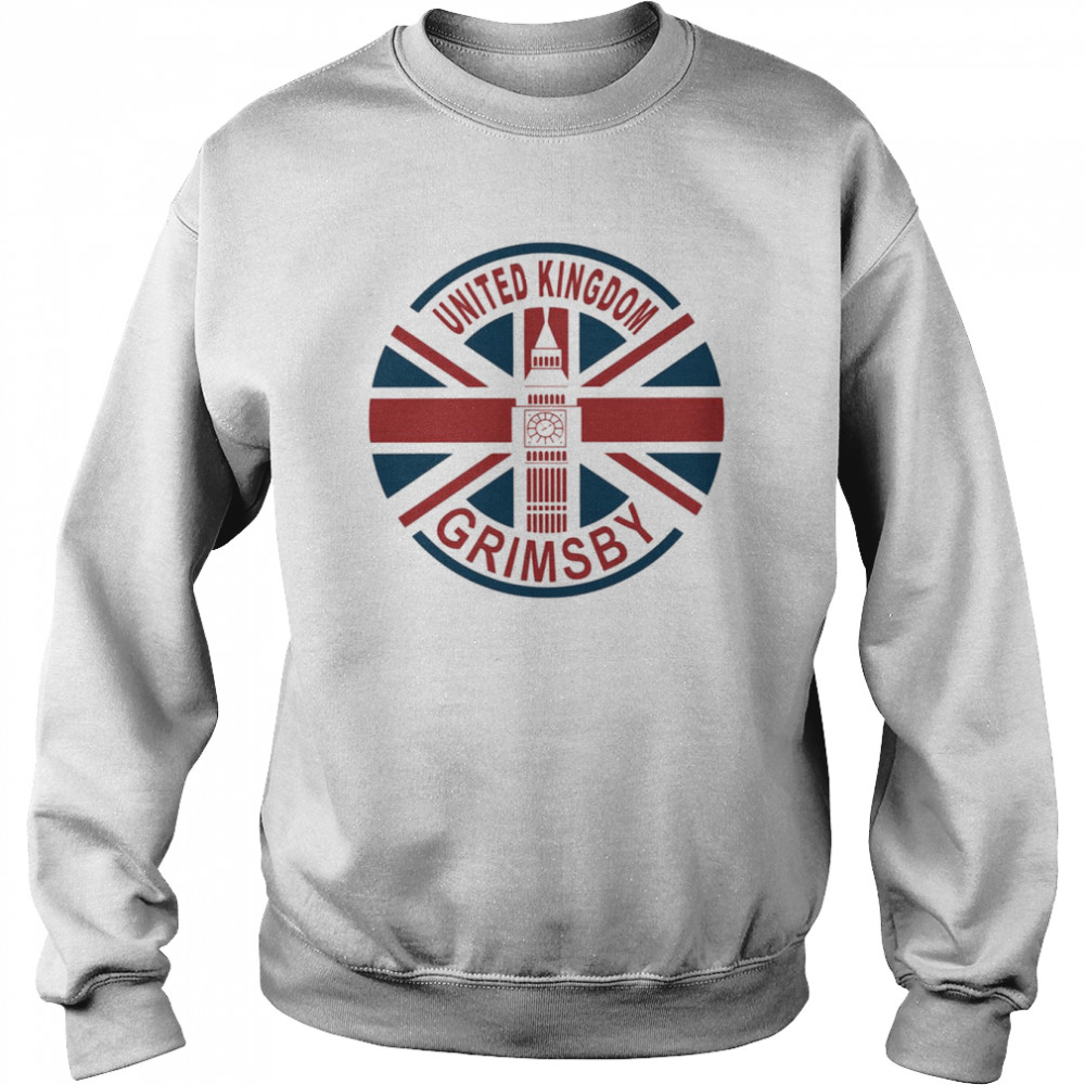 United Kingdom Uk Union Jack British Flag Grimsby Town  Unisex Sweatshirt