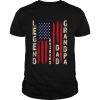 Usa flag- father’s day dad the legend husband dad grandpa  Classic Men's T-shirt