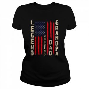 Usa flag- father’s day dad the legend husband dad grandpa  Classic Women's T-shirt