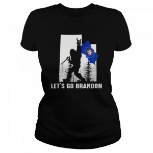 Utah America Bigfoot Let’s Go Brandon Shirt Classic Women's T-shirt