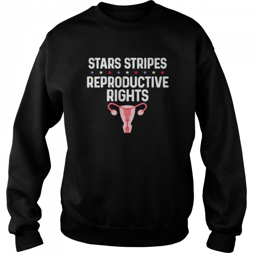 Uterus stars stripes reproductive rights  Unisex Sweatshirt