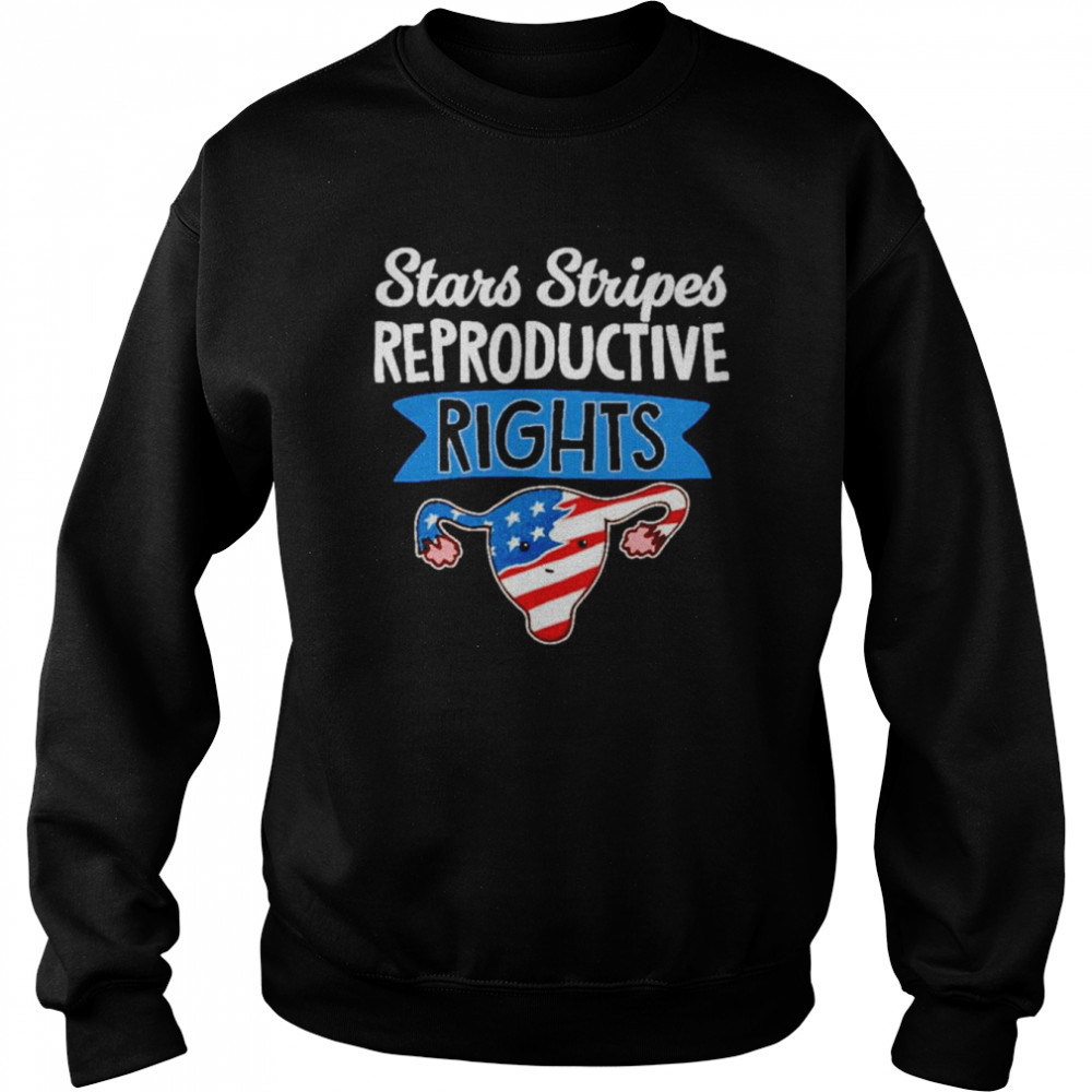 Uterus stars stripes reproductive rights, patriotic 4th of july  Unisex Sweatshirt