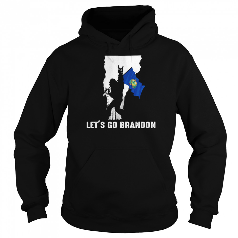 Vermont America Bigfoot Let’s Go Brandon Shirt Unisex Hoodie