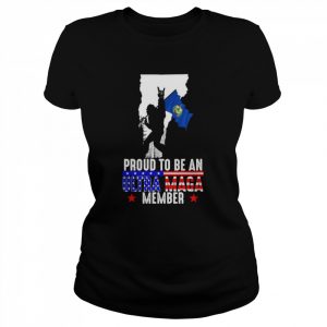 Vermont America Bigfoot Proud To Be An Ultra Maga Member Shirt Classic Women's T-shirt