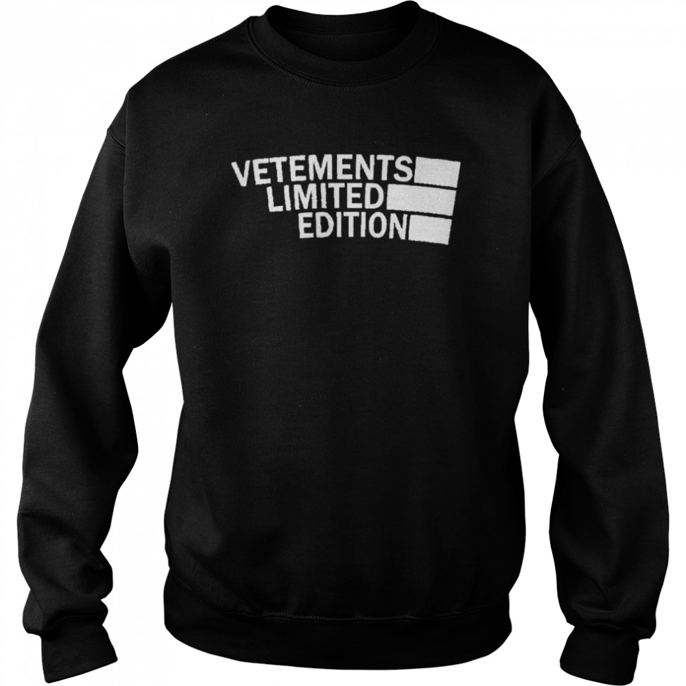 Vetements limited edition  Unisex Sweatshirt