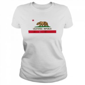 Vintage 1846 California Bear Republic State ShirtFlag Shirt Classic Women's T-shirt