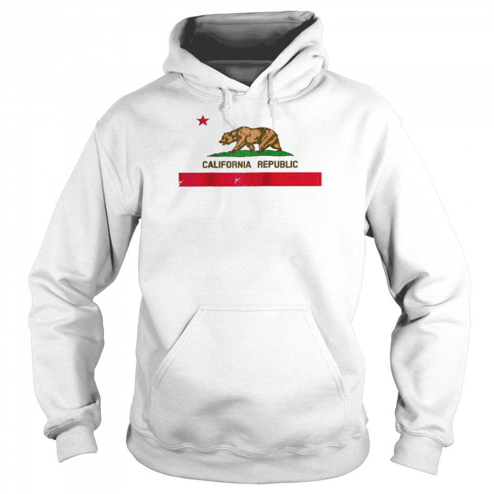 Vintage 1846 California Bear Republic State ShirtFlag Shirt Unisex Hoodie