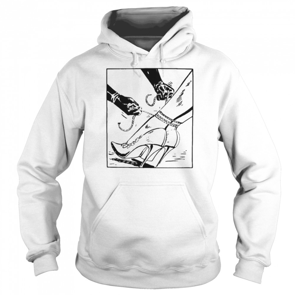 Vintage Fetish Rope High Heels Shirt Unisex Hoodie