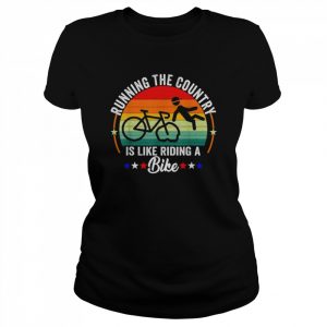 Vintage biden falling off his bicycle biden falls off bike  Classic Women's T-shirt