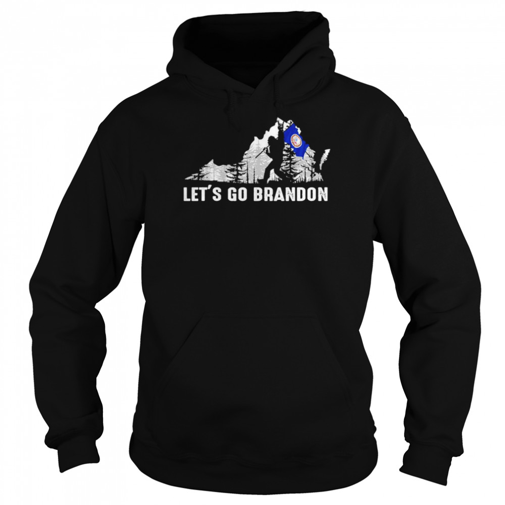 Virginia America Bigfoot Let’s Go Brandon Shirt Unisex Hoodie