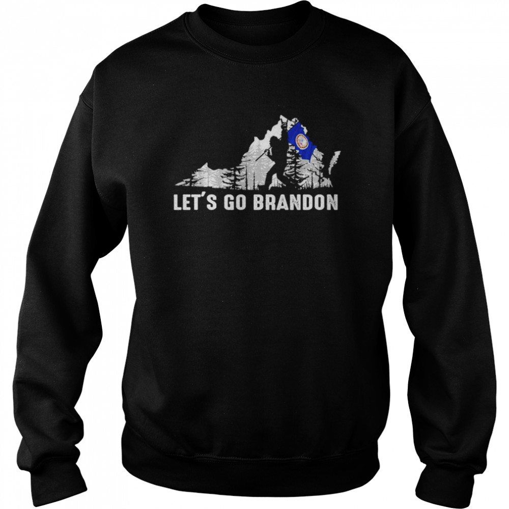 Virginia America Bigfoot Let’s Go Brandon Shirt Unisex Sweatshirt