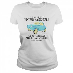 Weasley’s vintage flying cars for adventurous witches and wizards Devon England  Classic Women's T-shirt