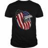 Welding mask American flag vintage patriotic welder  Classic Men's T-shirt