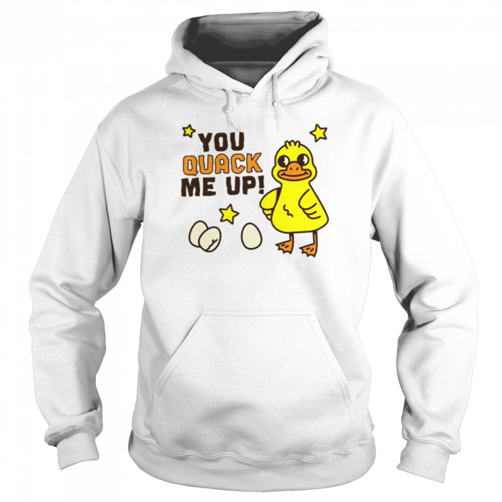 You quack me up animal lovers duck  Unisex Hoodie