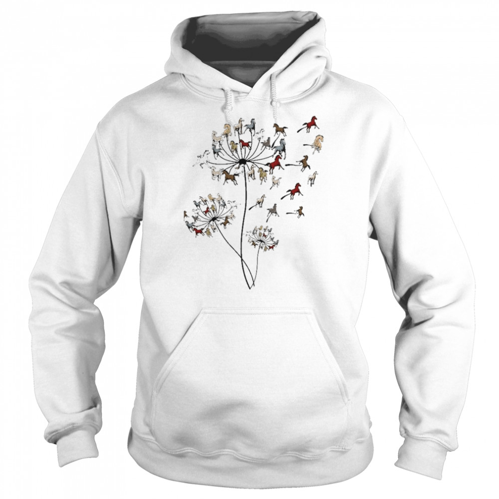 dandelion Horses Premium  Unisex Hoodie