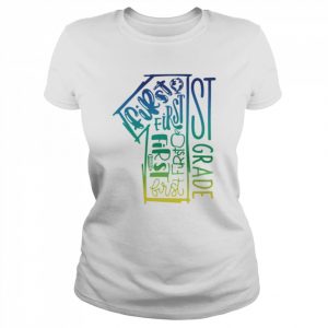 1st Grade Typography Shirt Classic Women's T-shirt