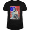 2022 American Flag America is Expensive Statue of Liberty T-Shirt Classic Men's T-shirt