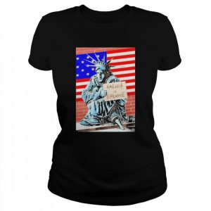 2022 American Flag America is Expensive Statue of Liberty T-Shirt Classic Women's T-shirt