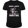 2022 Running The Country Is Like Riding A Bike Joe Biden Bicycle Shirt Classic Men's T-shirt