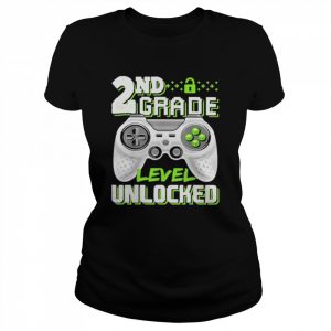 2nd Grade Level Unlocked Game  Classic Women's T-shirt