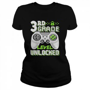 3rd Grade Level Unlocked Game  Classic Women's T-shirt