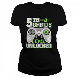 5th Grade Level Unlocked Game  Classic Women's T-shirt