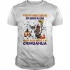 A Witch cannot survive on wine alone she also needs a Black Chihuahua Halloween  Classic Men's T-shirt