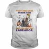 A Witch cannot survive on wine alone she also needs a Silver Labrador Halloween  Classic Men's T-shirt