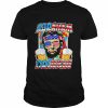 Abraham Drinking July 4th  Classic Men's T-shirt