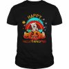 Akita Inu Dog Happy HalloThankmas 2022 Lover T-Shirt Classic Men's T-shirt