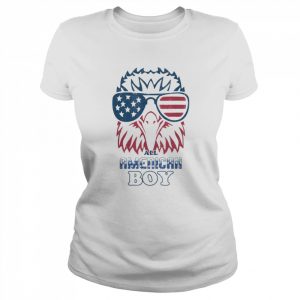 All American Boy Retro Eagle Flag Vintage 4th July T-Shirt Classic Women's T-shirt