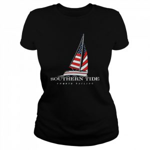 American Sloop Sail Southern Tide Smooth Sailing Shirt Classic Women's T-shirt